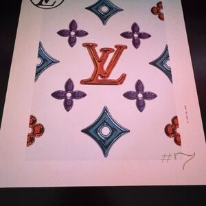 Louis Vuitton book #7 with stickers